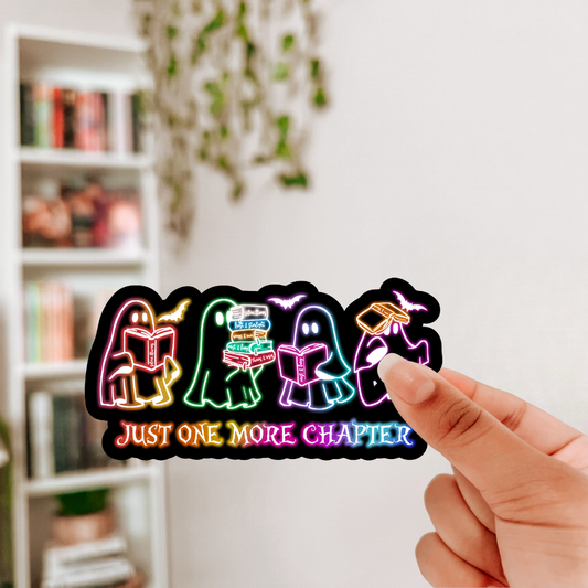 Neon Ghosts Sticker