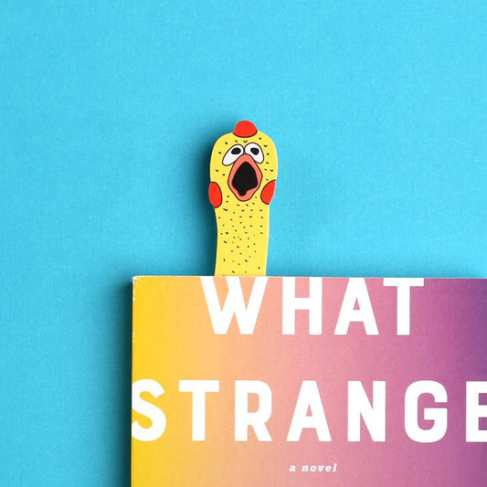 Rubber Chicken Die Cut Bookmark – Double-Sided