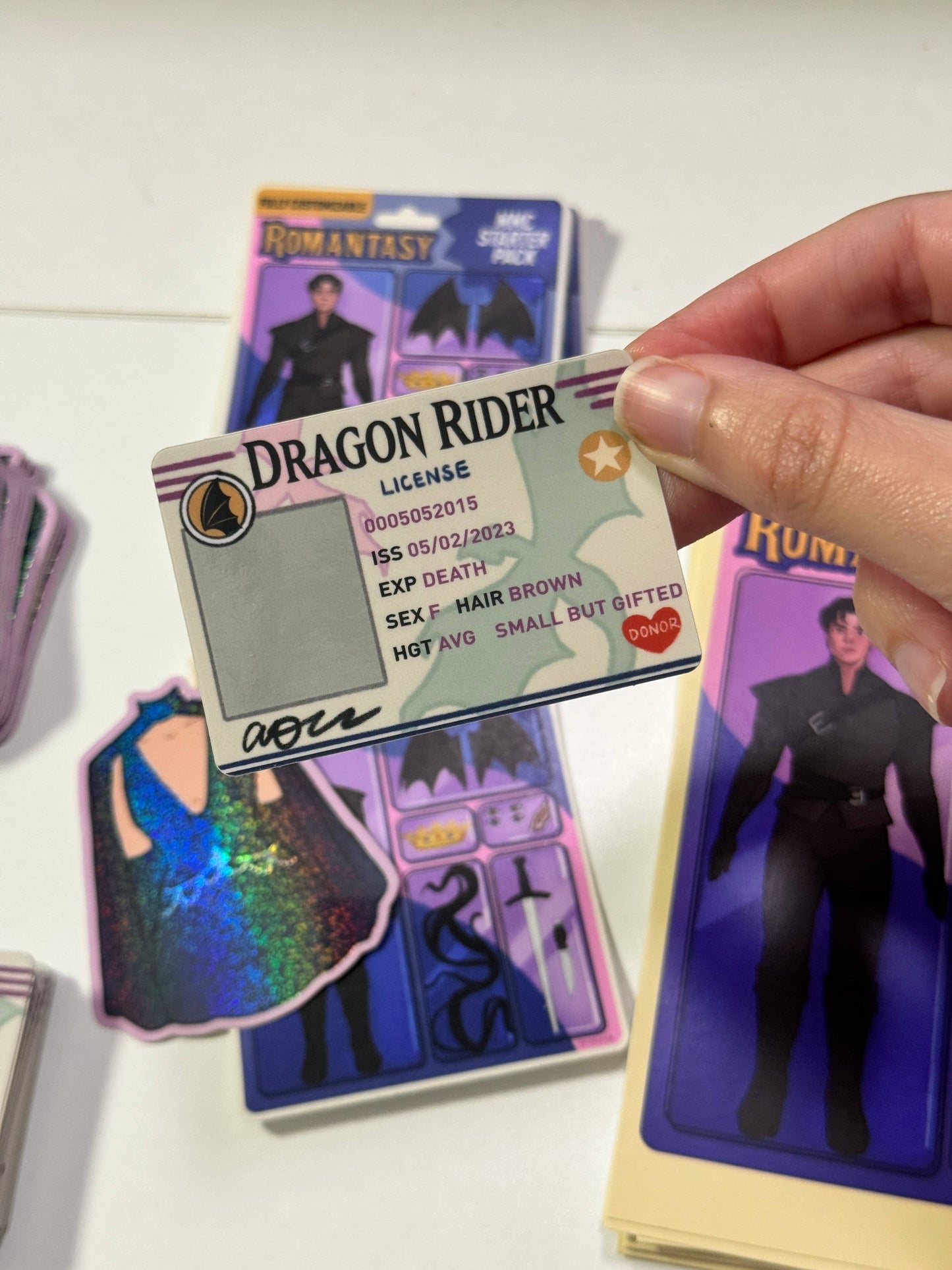 Dragon Rider License Sticker | Romantasy Bookish Sticker