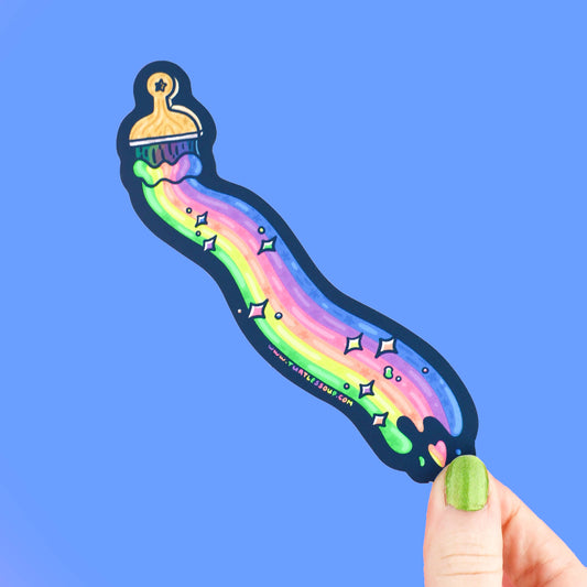 Rainbow Paintbrush Bookmark