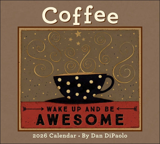 Coffee 2026 Deluxe Wall Calendar - Ingram