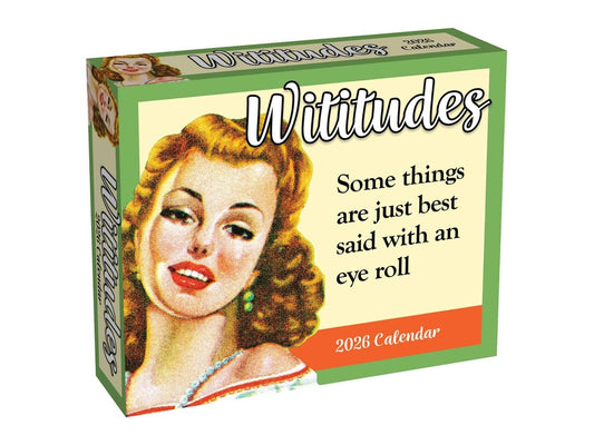 Wititudes 2026 Day-To-Day Calendar: Some Things Are Best Said with an Eye Roll - Ingram