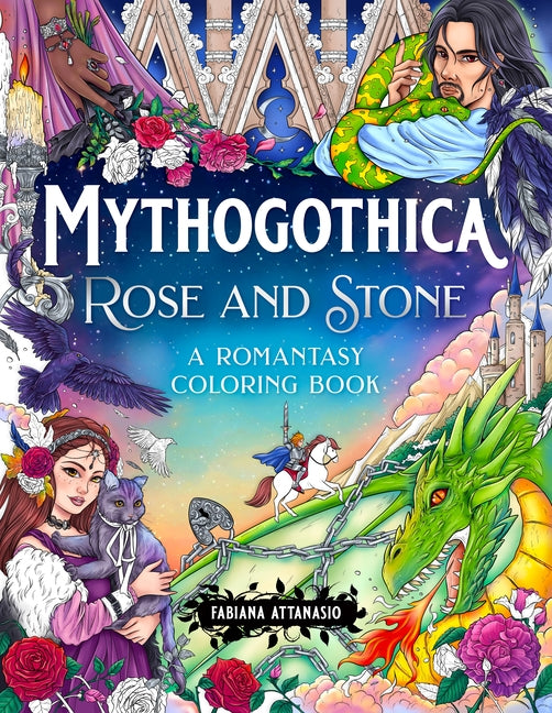 Mythogothica: Rose and Stone: A Romantasy Coloring Book - Ingram